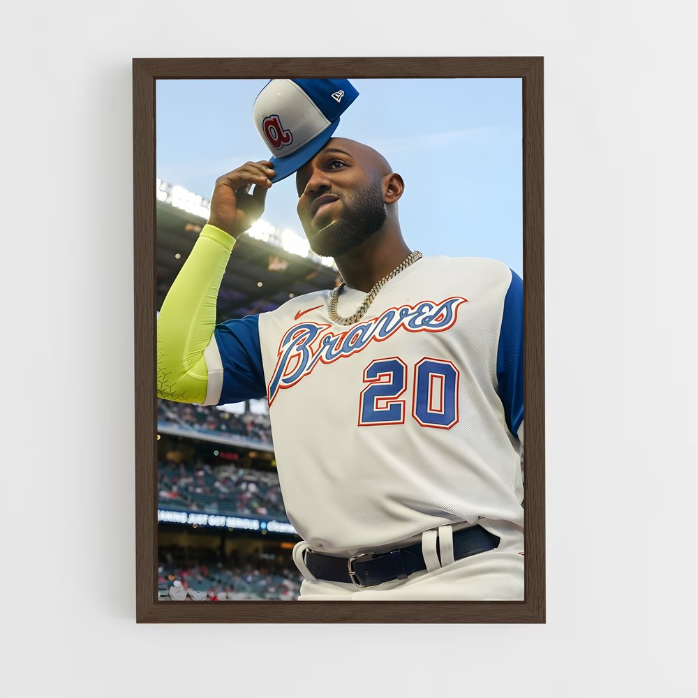 Poster Marcell en Action – affiche Baseball (vue 5)
